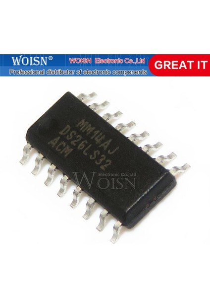10 Adet DS26LS32CM DS26LS32 Sop-16 (Yurt Dışından)