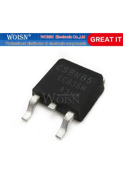 10 Adet CS8N65AO CS8N65 TO-252 (Yurt Dışından)