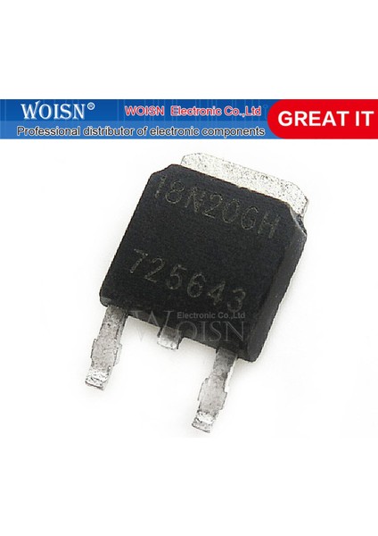 10 Adet AP18N20GH 18N20GH TO-252 (Yurt Dışından)