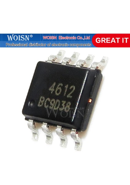 10 Adet AO4612 4612 Sop-8 (Yurt Dışından)