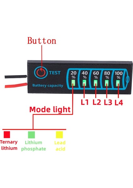 1s-8s 18650 Li-Ion Lipo Lityum 5-30V Kurşun Asit Akü Seviye Göstergesi Test Cihazı LCD Ekran Metre Modülü Kapasitesi Gerilim Ölçer (Yurt Dışından) fiyatları