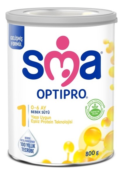 Sma Optipro Probiyotik 1 Bebek Sütü 800 gr 0-6 Ay (Yurt Dışından)