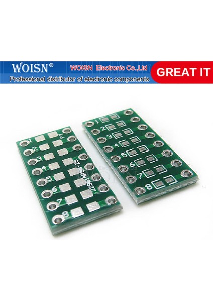 10 Adet Smt Doğrudan Ekleme 0805 0603 0402 Smt Dıp Kapasitör Direnci LED Smt Adaptör Panosu (Yurt Dışından)