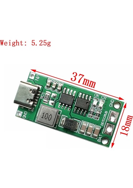 Çok Hücreli 2s 3s 4s Tip-C'den 8.4V 12.6V 16.8V Step-Up Boost Lipo Polimer Li-Ion Şarj Cihazı 7.4V 11.1V 14.8V 18650 Lityum Pil (Yurt Dışından)
