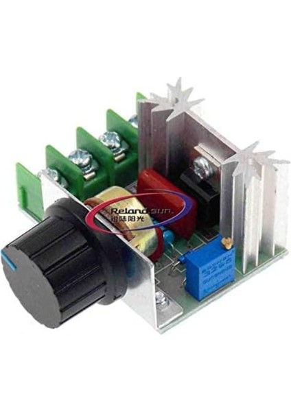 Ac 220V 2000W Scr Voltaj Regülatörü Karartma Dimmerler Hız Kontrol Termostatı (Yurt Dışından)