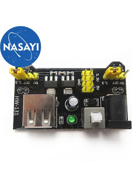 5V 3.3V ile Uyumlu Breadboard Güç Modülü (Yurt Dışından)