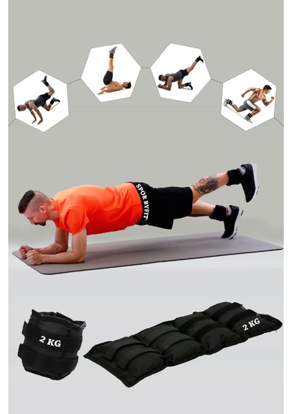 Siyah Deluxe Comfort El Ayak Ağırlığı