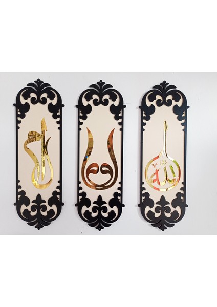 3lü Set Elif-Lam Islami Figür 15 x 40 cm fırsatları