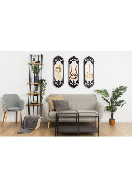 3lü Set Elif-Lam Islami Figür 15 x 40 cm indirimleri