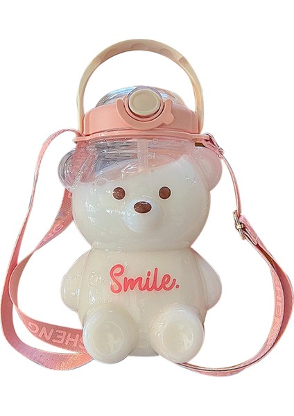 Peighusill 1400ML Pp Sızdırmaz Şirin Su Şişesi-Pembe (Yurt Dışından)