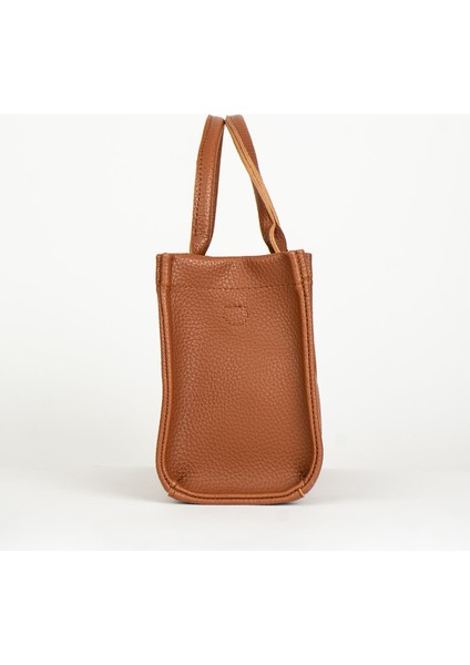 Kadın Taba Çapraz Askılı Fermuarlı Tote Bag Omuz Çantası fırsatları
