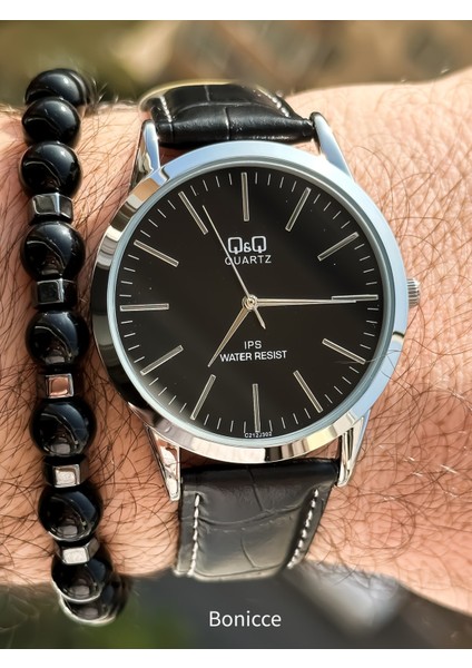 Marka Siyah Deri Kordon Su Geçirmez,2 Yıl Garantili Erkek Kol Saati Bileklik fiyatları