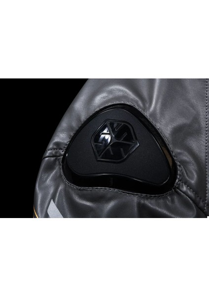 Motosiklet Montu 4 Mevsim Deri ve Maxdura Kumaş Racing Mont Pu Leather Black-Gold modelleri