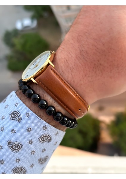 Marka Retro Taba , 24 Ay Garantili, Su Geçirmez, Deri Kordon Erkek Kol Saati+Bileklik indirimleri