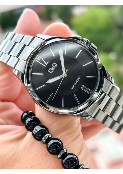 Füme Renk, Çelik Kordon, Su Geçirmez, Ince Kasa Erkek Kol Saati + Bileklik