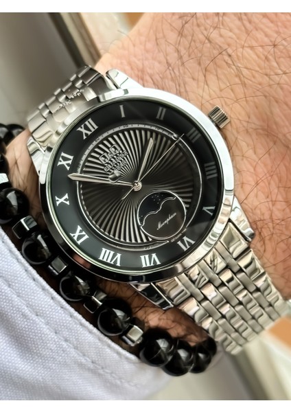 Marka Çelik Kordon, Su Geçirmez, 2 Yıl Garantili Gümüş Renk Erkek Kol Saati+Bileklik fiyatları