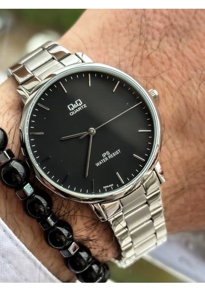 Çelik Kordon, Su Geçirmez, 2 Yıl Garantili Gümüş Renk Erkek Kol Saati+Bileklik fiyatları