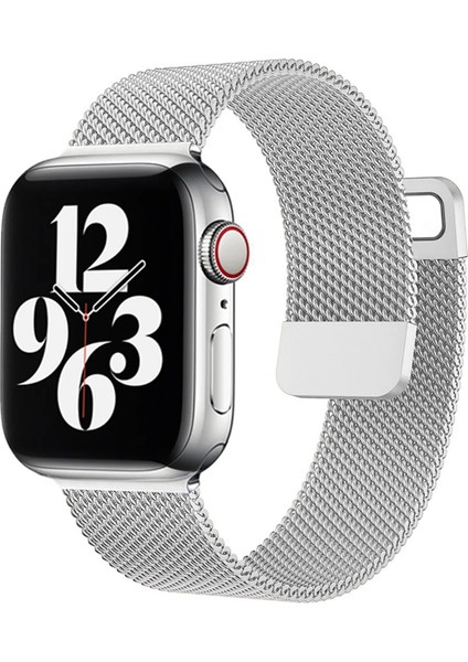 Apple Watch Ultra 49MM ile Uyumlu Metal Mıknatıslı Kordon Kayış - FC157