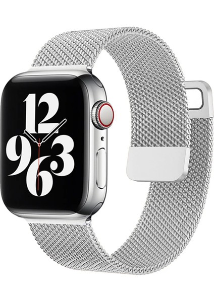 Apple Watch 9 41MM ile Uyumlu Metal Mıknatıslı Kordon Kayış - FC158