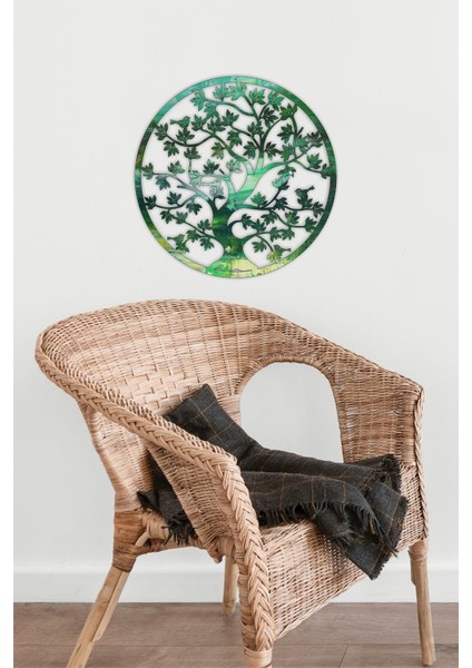 Renkli Hayat - Yaşam Ağacı Duvar Dekoru - Süsü, Ahşap Dekoratif Tablo fiyatları