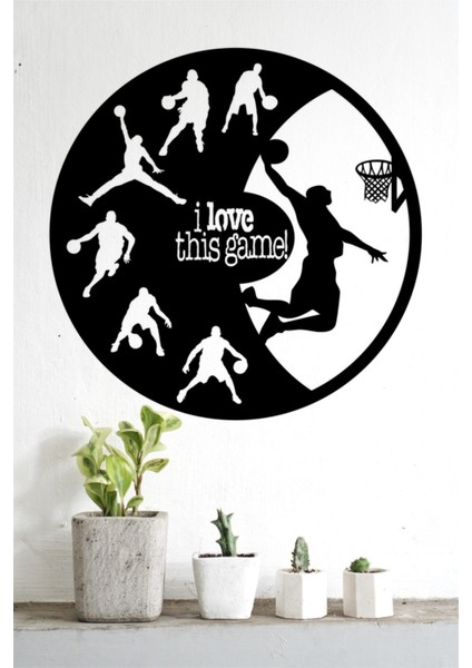 "ı Love This Game" Duvar Dekoru - Süsü, Ahşap Dekoratif Tablo