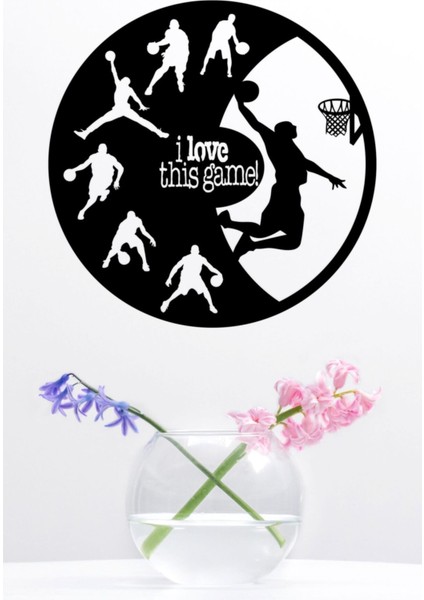 "ı Love This Game" Duvar Dekoru - Süsü, Ahşap Dekoratif Tablo