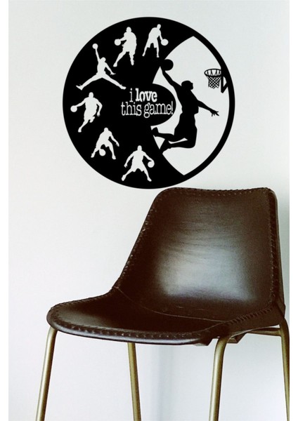"ı Love This Game" Duvar Dekoru - Süsü, Ahşap Dekoratif Tablo