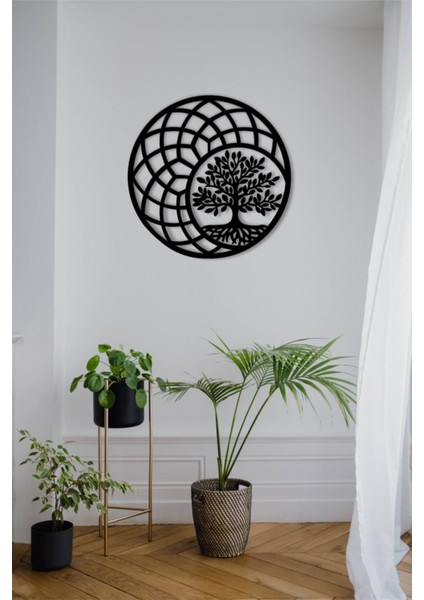 Yaşam Ağacı / Mandala Duvar Dekoru - Süsü, Ahşap Dekoratif Tablo fiyatları