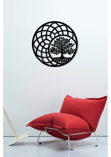 Yaşam Ağacı / Mandala Duvar Dekoru - Süsü, Ahşap Dekoratif Tablo fırsatları