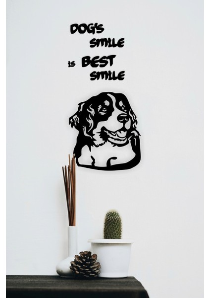 Köpek ve Motto Duvar Dekoru - Süsü, Ahşap Dekoratif Tablo modelleri