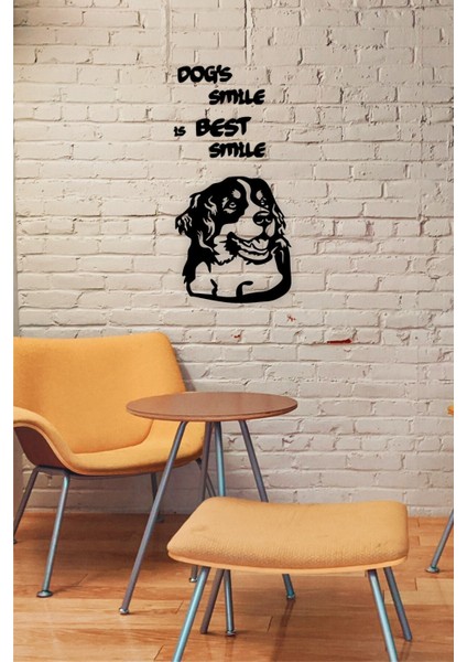 Köpek ve Motto Duvar Dekoru - Süsü, Ahşap Dekoratif Tablo fırsatları