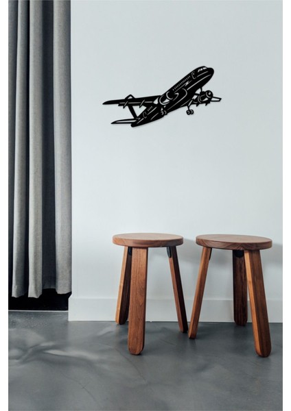 Uçak, Yolcu Uçağı Duvar Dekoru-Süsü, Ahşap Dekoratif Tablo 4 fırsatları