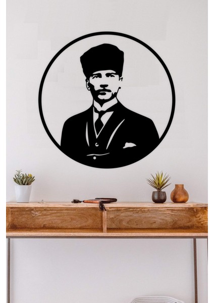 Mustafa Kemal Atatürk Dekoratif Tablo, Duvar Dekoru 48X48 cm fiyatları