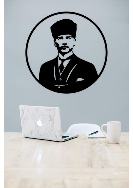 Mustafa Kemal Atatürk Dekoratif Tablo, Duvar Dekoru 48X48 cm modelleri