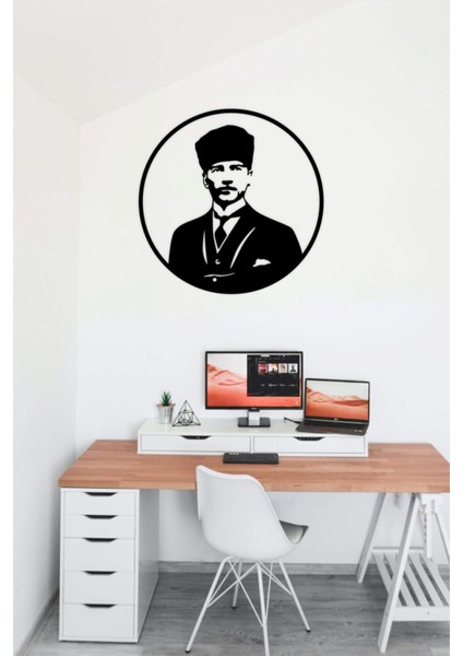 Mustafa Kemal Atatürk Dekoratif Tablo, Duvar Dekoru 48X48 cm fırsatları
