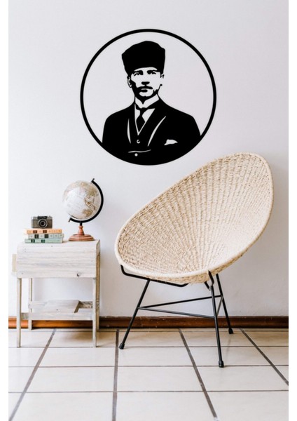 Mustafa Kemal Atatürk Dekoratif Tablo, Duvar Dekoru 48X48 cm indirimleri