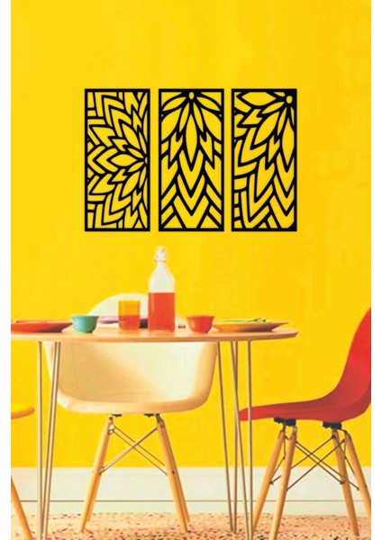 Dekoratif Ahşap Tablo 3'lü fiyatları