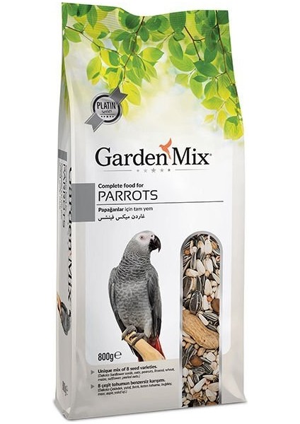 Garden Mix Platin Papağan Yemi 800 Gr