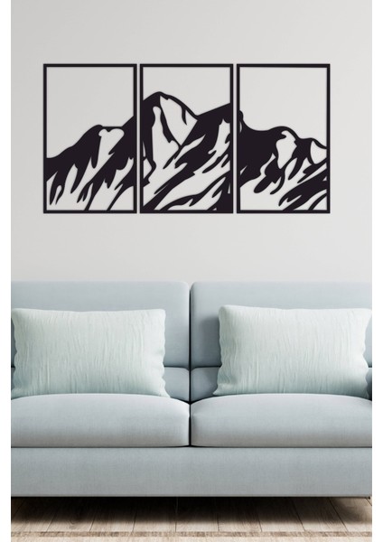 Dağ Manzarası 3 Parça Tablo fırsatları
