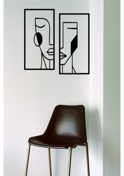 Geometric Face Duvar Dekoru - Süsü, Ahşap Dekoratif Tablo indirimleri