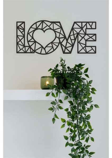 "love" Yazı Duvar Dekoru-Süsü, Tablo