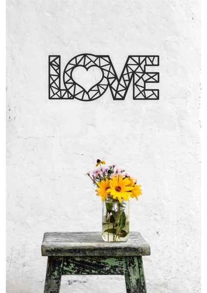 "love" Yazı Duvar Dekoru-Süsü, Tablo