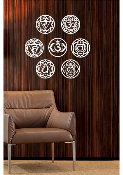 Yoga 7 Çakra (7 Chakras ) Tablo Seti, Duvar Dekoru modelleri