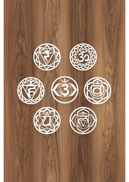 Yoga 7 Çakra (7 Chakras ) Tablo Seti, Duvar Dekoru fırsatları