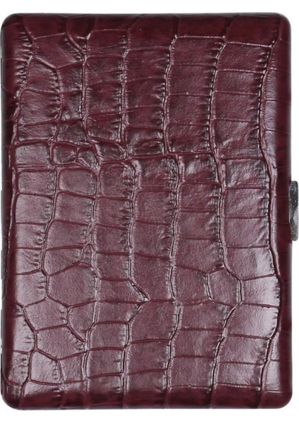 Pearl Japan Cosmos Deri Uzun Sigara Tabakası Croco Kahve 9lu