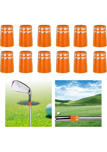 12 Ipuçları Boyutu 0.355 Golf YÜKSÜ.26X13.72MM Golf Ütüler Için Golf Kol Yüksük Turuncu (Yurt Dışından) indirimleri