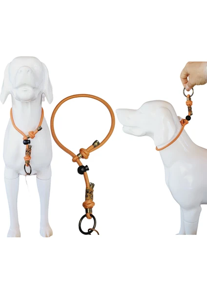 VSLT Handmade Stoperli Köpek Eğitim Tasma. Köpek Boğma Tasma. Training Dog Leash. Choke Collar Dog