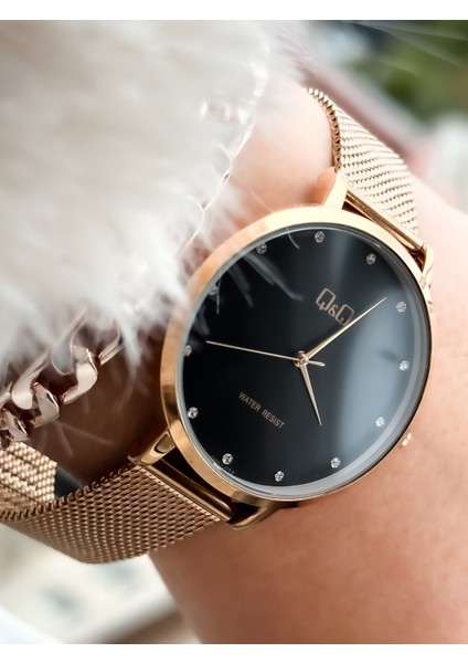 Çelik Kordon, Su Geçirmez, 2 Yıl Garantili Rose Renk Kadın Kol Saati+Bileklik modelleri