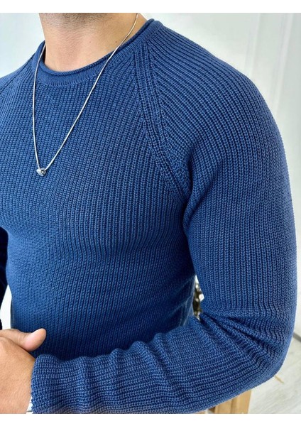 Kazak Slim Fit Natural Pamuk Örme Triko Tüylenmeyen Dar Kesim Kazak fiyatları