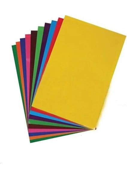KİKA Renkli Fon Kartonu 22 x 34 cm 10'lu